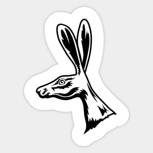 Dark Hare Sticker